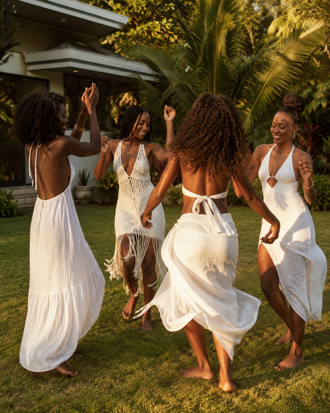 Women celebrating wellness and community